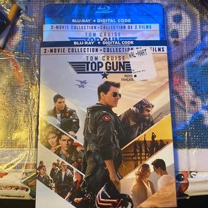 Tom Cruise. Top Gun 2 movie collection Blu-ray plus Digital code